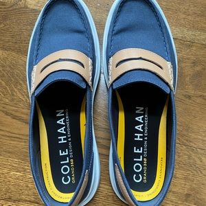 Mens Cole Haan Canvas Loafers 11D